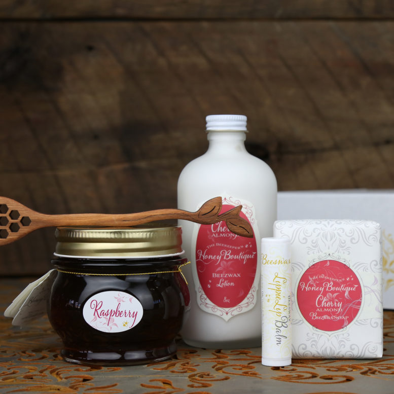Cherry Almond Gift Box The Beekeeper's Honey Boutique